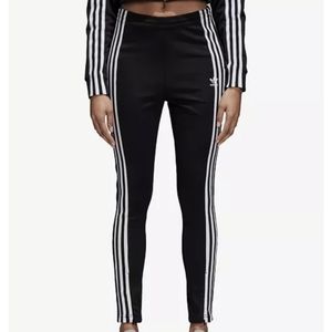 High rise adidas track pant